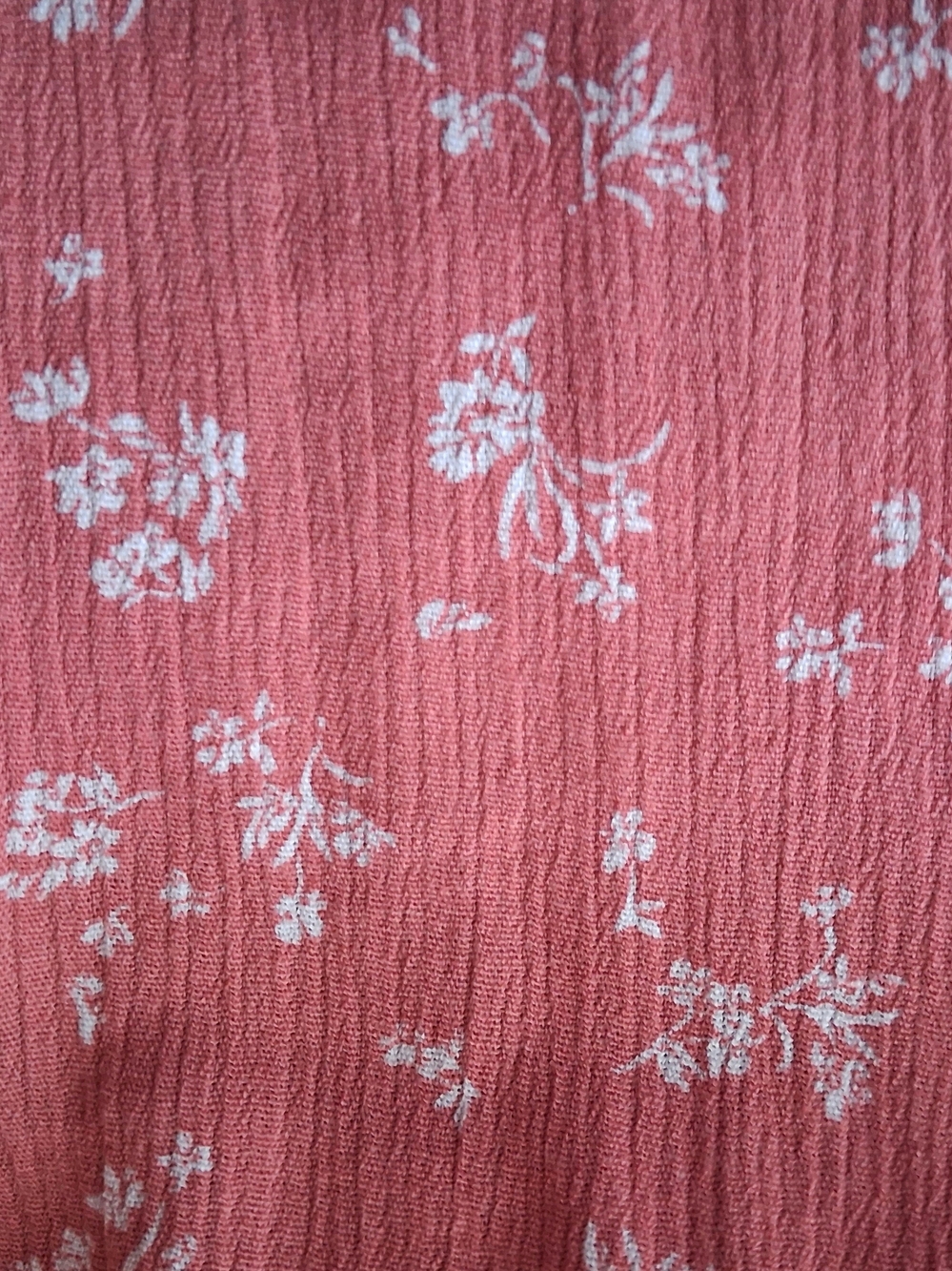 torrid Dusty Rose Floral Smocked Puff-Sleeve Dress - Picture 9 of 9